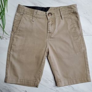 Boys khaki shorts